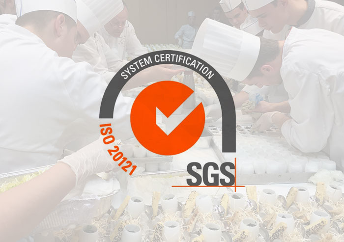 Helen, traiteur certifié ISO 20121